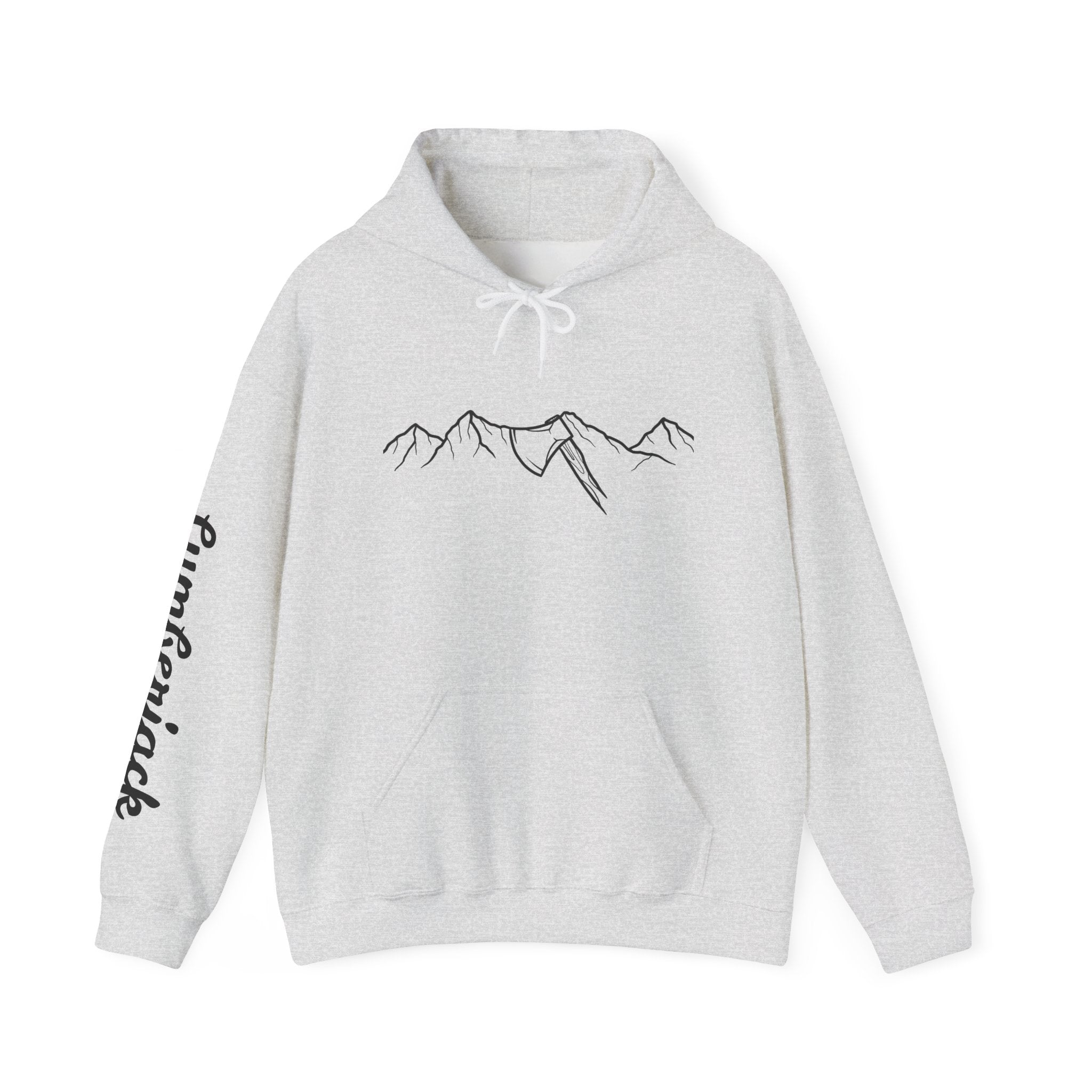 Mountain Axe Hoodie | Military Green, Charcoal, Ash midweight hoodie