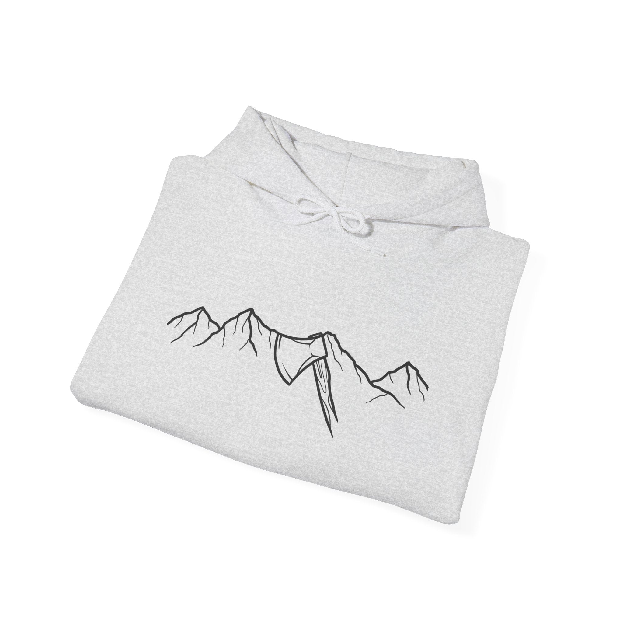 Mountain Axe Hoodie | Military Green, Charcoal, Ash midweight hoodie