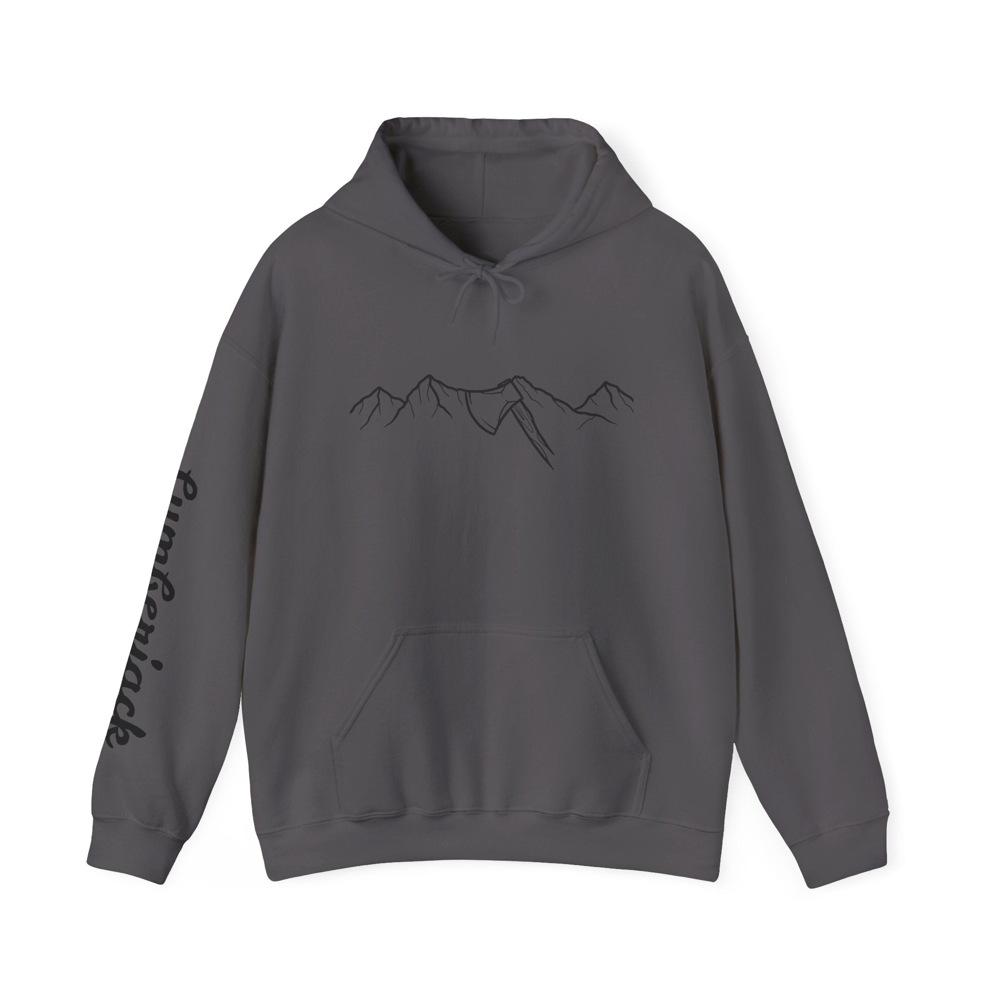 Mountain Axe Hoodie | Military Green, Charcoal, Ash midweight hoodie