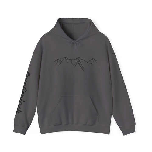 Mountain Axe Hoodie | Military Green, Charcoal, Ash midweight hoodie