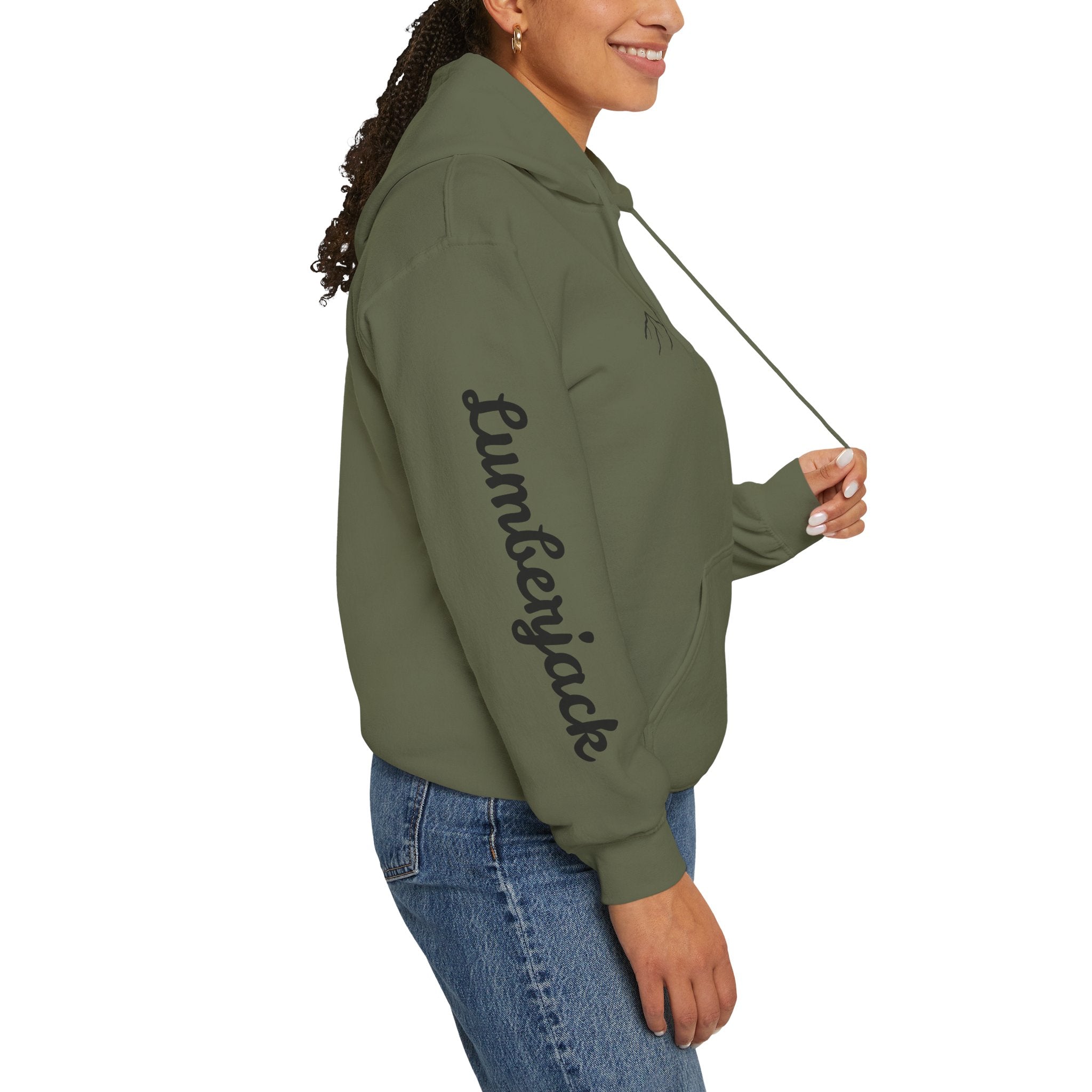 Mountain Axe Hoodie | Military Green, Charcoal, Ash midweight hoodie
